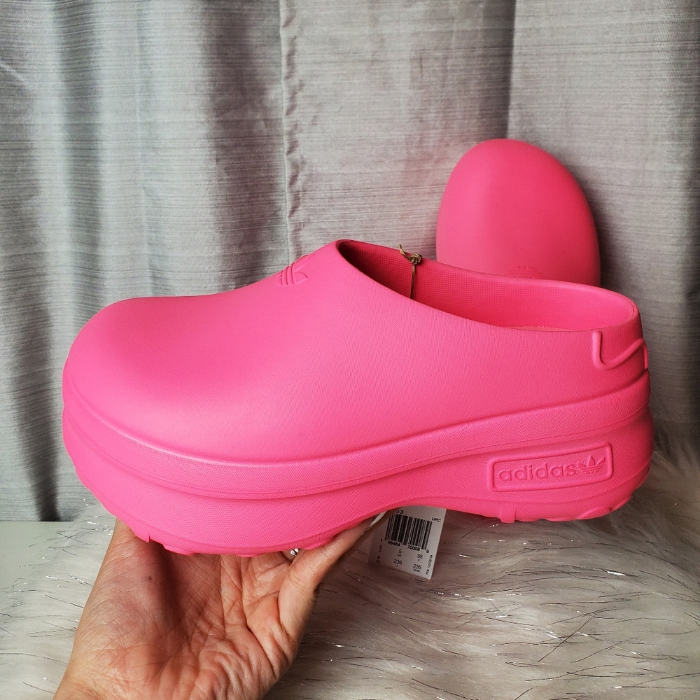 COPY - ADIDAS pink lucid adifom mule clogs